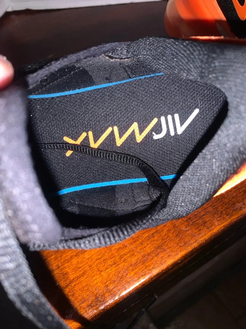 Nike Air Max 270 Black and Bright Orange Running Sneakers